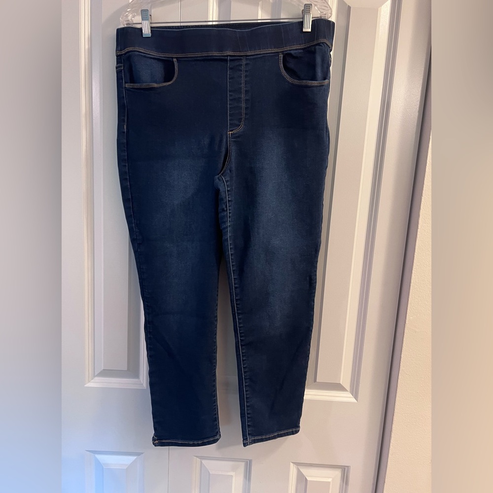 Gloria Vanderbilt High Rise Dark Blue Jeans